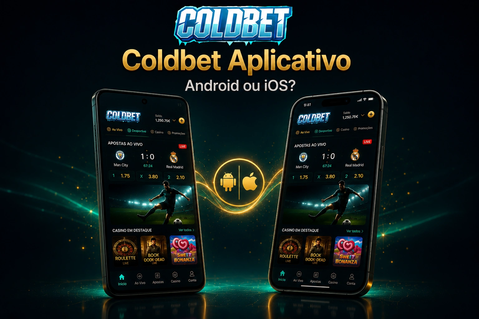Coldbet App — Dashboard e Funcionalidades